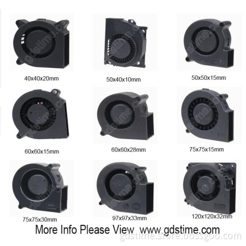 GDT Gdstime 120mm 12cm DC Brushless Exhausting Blower Fan